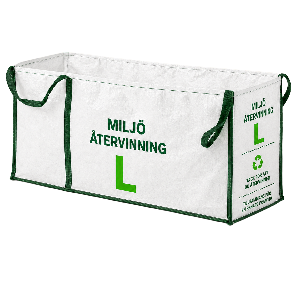Miljöåtervinnings storsäck L